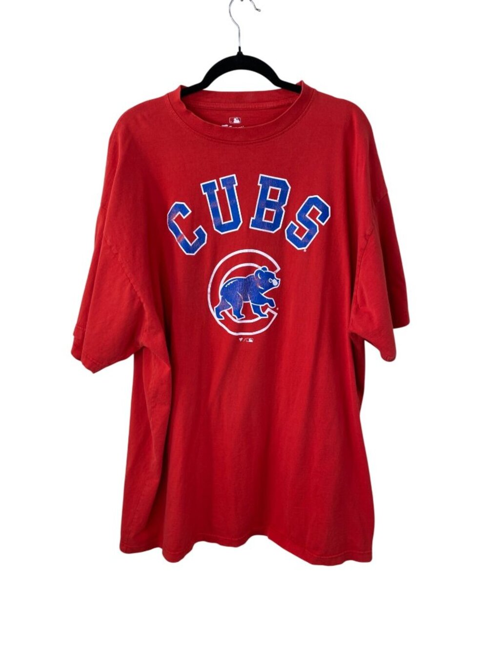 Chicago Cubs Red Fanatics MLB T-Shirt Mens Official Team Graphic Tee